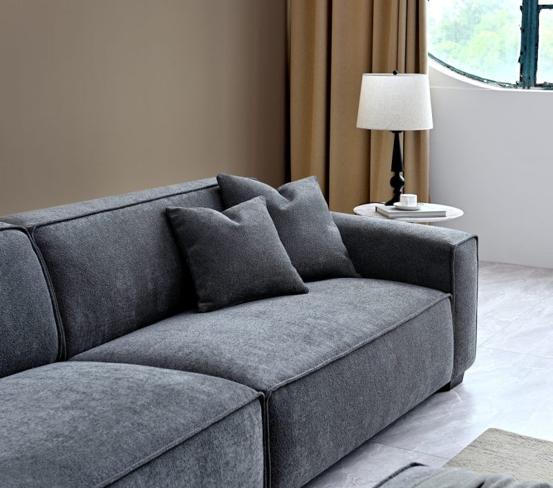 Chaise Sofa with Soft Cushion